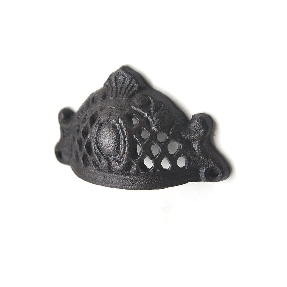 Southst Cast Iron Hollow Crown Handle Heavy Duty Knob Unique Design European Retro Garden/Home Door/Cabinet/Drawer Pull Decor Bathroom