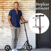 Adult Scooter - Folding, Adjustable Height, Big Wheels, Lightweight All-Aluminum Frame | Suitable for Teens 12+ | 265lbs Weight Limit view 3