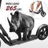 Adult Scooter - Folding, Adjustable Height, Big Wheels, Lightweight All-Aluminum Frame | Suitable for Teens 12+ | 265lbs Weight Limit view 4