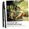 BESPORTBLE 2pcs Fishing Rod Straps Car Holder Boat Pole Carrier Storage Rack Easy Install Car Fishing Rod Mount view 3