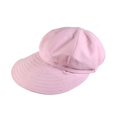 2023 Summer Sun Hats Women's Sunscreen Windproof Sun Caps Wholesale Beach Outing Fashion Elegant Baseball Caps Pink