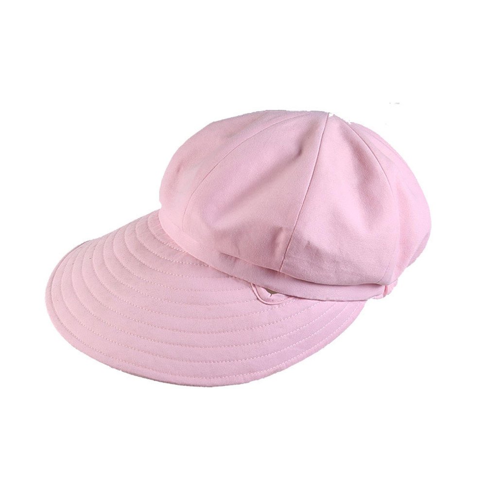2023 Summer Sun Hats Women's Sunscreen Windproof Sun Caps Wholesale Beach Outing Fashion Elegant Baseball Caps Pink