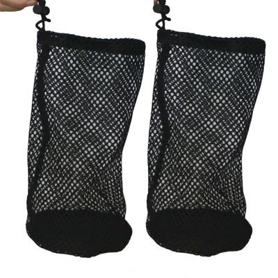 2-Pack Golf Balls & Pickleball Mesh Bag Sack, Multi-Purpose Net Pouch, for Carry Baseball Basketball Volleyball Football Rugby, Household Items Tools Storage, Washing Laundry (XXL: 10x15-inch)