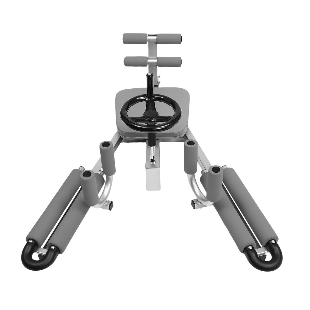 Leg Stretcher, 330LBS Leg Split Machine Heavy Duty Steel Leg Stretching Training Machine Ballet Foot Stretcher Frame Equipment Splits Machine for Home Gym Dance Leg Split Fitness Machine (Gray)