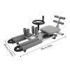 Leg Stretcher, 330LBS Leg Split Machine Heavy Duty Steel Leg Stretching Training Machine Ballet Foot Stretcher Frame Equipment Splits Machine for Home Gym Dance Leg Split Fitness Machine (Gray) view 4