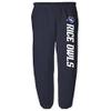 Rice University Officially Licensed Apparel - Team Color Jogger Sweatpants, Navy, XX-Large view 1