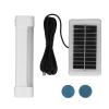 MISNODE LED Camping Tube Light with Solar Panel, Camping Lantern Rechargeable Camping Emergency Lamp Camping Accessories for Camping Hiking Fishing Power Outages view 1