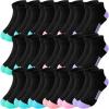 Bemeol Girls Socks 18 Pairs Ankle Socks for Girls Soft Athletic Low Cut Sock(7-10 Years) view 1