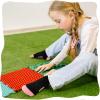 Bemeol Girls Socks 18 Pairs Ankle Socks for Girls Soft Athletic Low Cut Sock(7-10 Years) view 2