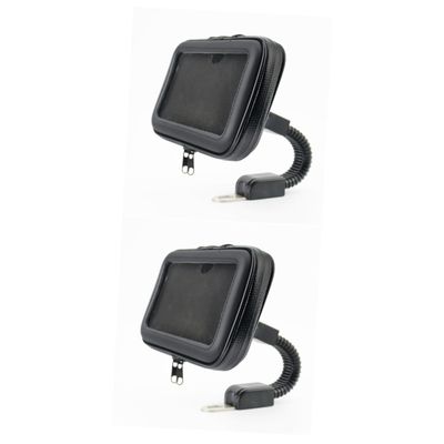 Kisangel 2pcs Rotating Phone Holder Phone Holder for Bicycle Horizontal Phone Mount Vertical Phone Mount Motorcycle Cell Phone Mount Motorcycle Cell Phone Holder Bike Phone Bag Waterproof