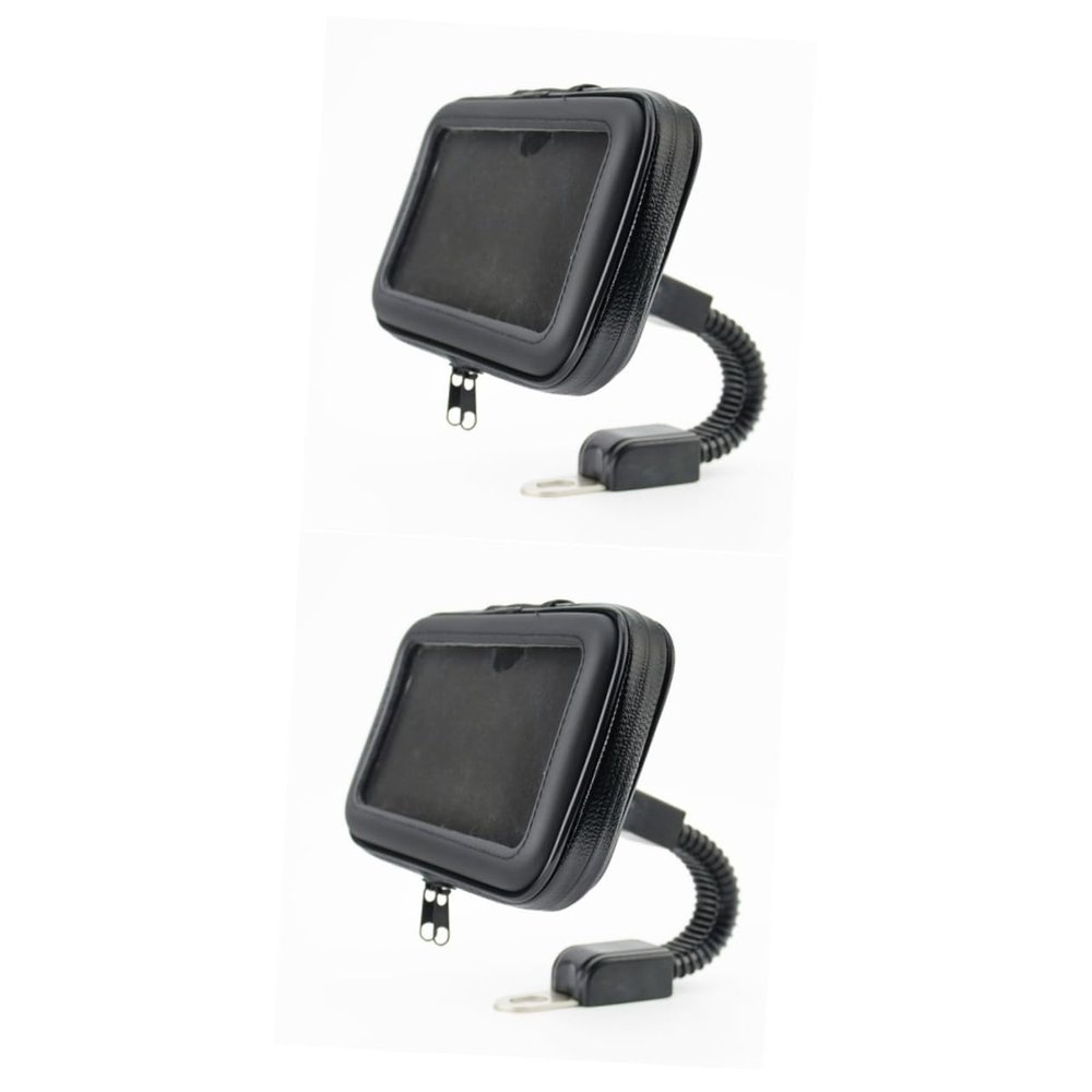 Kisangel 2pcs Rotating Phone Holder Phone Holder for Bicycle Horizontal Phone Mount Vertical Phone Mount Motorcycle Cell Phone Mount Motorcycle Cell Phone Holder Bike Phone Bag Waterproof