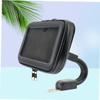Kisangel 2pcs Rotating Phone Holder Phone Holder for Bicycle Horizontal Phone Mount Vertical Phone Mount Motorcycle Cell Phone Mount Motorcycle Cell Phone Holder Bike Phone Bag Waterproof view 2