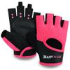 BEAST RAGE Workout Gloves for Men Gym Gloves for Weightlifting Women Fingerless with Palm Protection Padding, Breathable and Lightweight Weight Lifting Glove Cycling Pull Up (Magenta, M) view 1