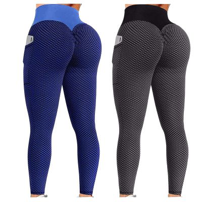 2PCS Yoga Pants Plus Size for Women Petite Leggings for Women Butt Lift High Waisted Tummy Control No See-Through Yoga Pants Workout Running Leggings Scrunch Butt Seamless Gym Booty Tights Black