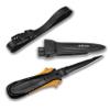 AquaDiscovery, Knife for Diving, Hunting, Blade Made of Steel AISI 420 Length, Knife With Sheath and Limb Mount, Black Anodized Coating. Blade 3.5in view 1