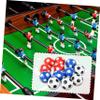 BESPORTBLE 12pcs Foosball Replacement Table Football Accessories Black White for Standard Foosball Tables view 4