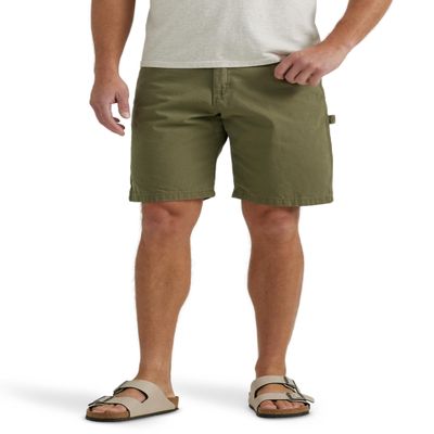 Wrangler Authentics Men's Loose Fit Carpenter Short, Burnt Olive, 40