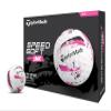 TaylorMade Golf SPEEDSOFT Ink Golf Balls Pink ONE Dozen view 1