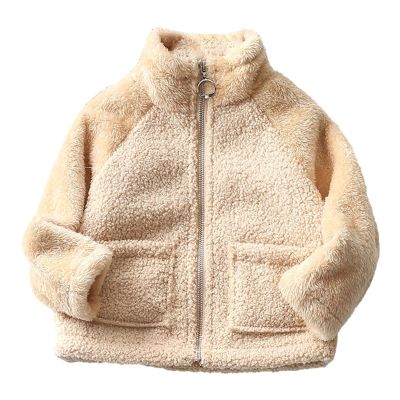 1 to 7 Years Kids Baby Warm Girls Boys Cartoon Winter Warm Fleece Jackets Sweatshirt Coats Kids (Khaki, 12-18 Months)