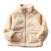 1 to 7 Years Kids Baby Warm Girls Boys Cartoon Winter Warm Fleece Jackets Sweatshirt Coats Kids (Khaki, 12-18 Months) view 1