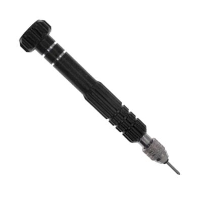 Stainless Steel Badminton Racket Awl Straight Stringing Tool Badminton Racquet Eyelets Grommets Remover Stringers Tools (Black)