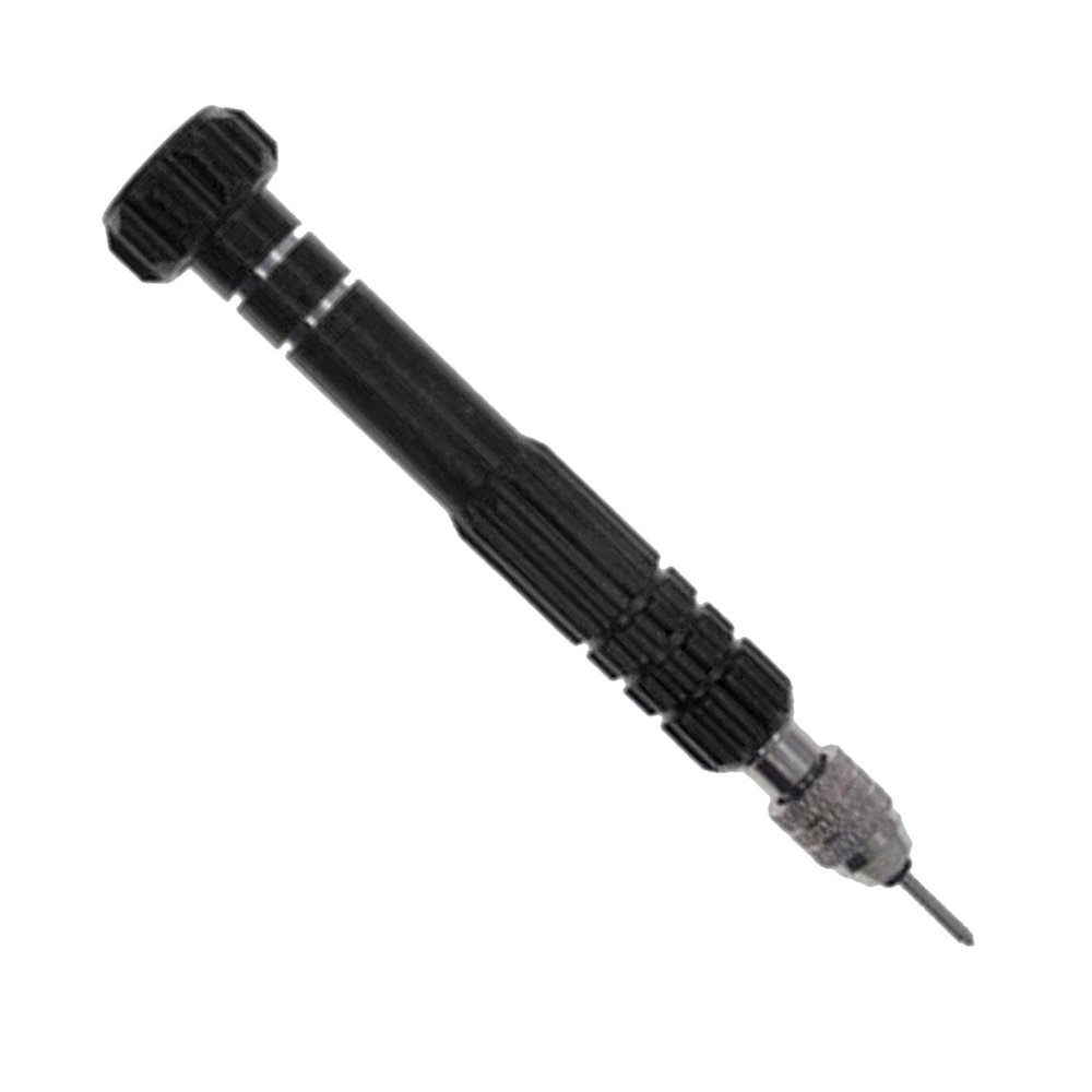 Stainless Steel Badminton Racket Awl Straight Stringing Tool Badminton Racquet Eyelets Grommets Remover Stringers Tools (Black)