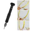 Stainless Steel Badminton Racket Awl Straight Stringing Tool Badminton Racquet Eyelets Grommets Remover Stringers Tools (Black) view 2