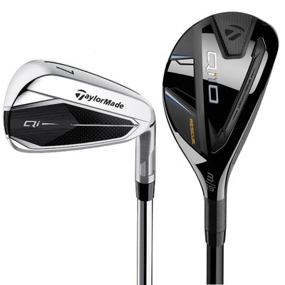 TaylorMade Golf Qi Combo Iron Set 3/4 Rescue 5-P Steel Shaft Regular Left Handed