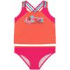 Nautica Girls' Two-Piece Bikini Swimsuit Set, UPF 50+ Sun Protection, Quick-Dry Bathing Suit, Hot Coral, 12-14 view 1