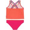 Nautica Girls' Two-Piece Bikini Swimsuit Set, UPF 50+ Sun Protection, Quick-Dry Bathing Suit, Hot Coral, 12-14 view 2