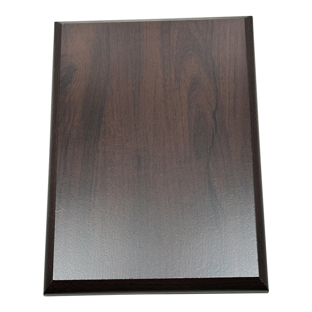 Express Medals 5 x 7 Inch Cherry Color DIY Blank Award Plaque with Beveled Edge Trophy Gift Plaques