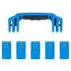 Pelican 1605 Replacement Handle & Latch Set by ColorCase - Blue Handles & Push Button Latches view 1