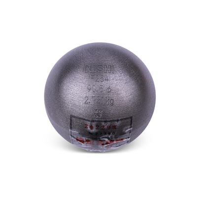 HAEST Nishi Shot Put 2.72 kg | 90.5 mm Diameter | Competition | Standard Size | Versatile Use | Permanent Markings