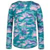 Under Armour Dissolve CAMO UPF LS, Radial Turquoise, YL view 1