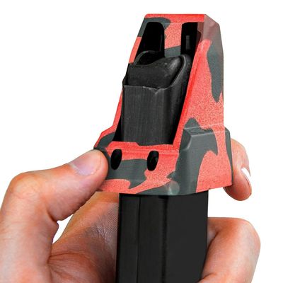 RAEIND Universal Magazine Speedloaders for Double Stack Magazines with Different Calibers Including 32 auto, 9mm, 22TCM.357 SIG.380 ACP, 40 S&W. - Red Camouflage