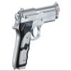 Goldenball Spring-Powered Bereta M9 Airsoft Pistol Two Pack (Silver & Black) - Shooting at 180 FPS view 3
