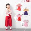 Kimono Robes and Pants Sets for Boy Girls Japanese Kimono for Kids Toddler Girls Spring Summer (Purple, 2-3 Years) view 2