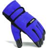 YOLAI Winter Ski Gloves for Men Women Winter Snow Gloves Windproof Touchscreen Gloves for Cold Weather Warm (A-Blue, One Size) view 4