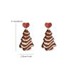 Funny Christmas Acrylic Dangle Earrings for Women Christmas Tree Earrings for Xmas Decoration view 2