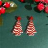 Funny Christmas Acrylic Dangle Earrings for Women Christmas Tree Earrings for Xmas Decoration view 3