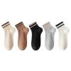 5 Pairs Of Men's Socks, Mid-calf Spring, Fall And Winter Thin Cotton Striped Sports Stockings view 1