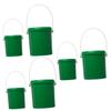 LIOOBO 6 Pcs Worm Bucket Live Lures Bucket Small Fishing Bucket Worm Bait Container Worm Lures Container Organizer with Lid Bucket Lure Holder Fish Lures Bucket Plastic Living Body Tool view 1