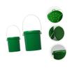 LIOOBO 6 Pcs Worm Bucket Live Lures Bucket Small Fishing Bucket Worm Bait Container Worm Lures Container Organizer with Lid Bucket Lure Holder Fish Lures Bucket Plastic Living Body Tool view 4
