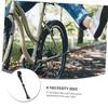 LIOOBO Adjustable Mountain Bike Kickstand Bike Parking Rack for 16/20/24/26 Inches Side Brace Nonslip Foot for Safe Stable Parking view 3
