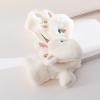 delyx Winter plush warm gloves rabbit flap cartoon embroidery winter gloves view 2