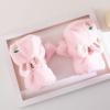 delyx Winter plush warm gloves rabbit flap cartoon embroidery winter gloves view 3