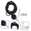 NOLITOY 1set Adjustable Pu Coated Steel Cable for Gym Equipment Fitness Wire Rope for High Pulley Pull Down for view 3