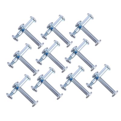 Milisten 20pcs Inline Skate Axle Screws Replacement Set Stainless Steel Skating Wheel Screw Kit 31mm Size for Skates Male Female Sockets