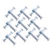 Milisten 20pcs Inline Skate Axle Screws Replacement Set Stainless Steel Skating Wheel Screw Kit 31mm Size for Skates Male Female Sockets view 1