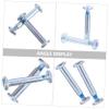 Milisten 20pcs Inline Skate Axle Screws Replacement Set Stainless Steel Skating Wheel Screw Kit 31mm Size for Skates Male Female Sockets view 4